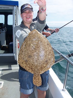 sea fishingin poole brill